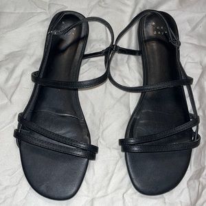 Black sandals